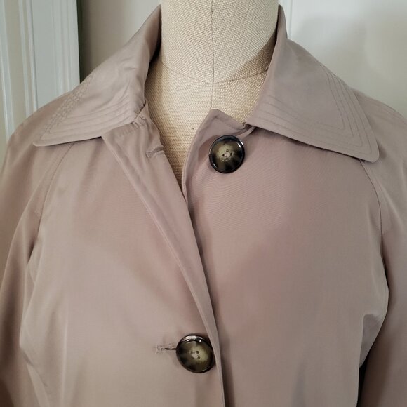 London Fog cozy trench raincoat waterproof - Picture 7 of 16